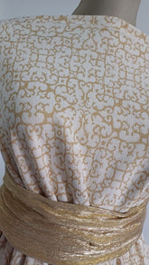Lurex Elastic Crem/Auriu ELA1192